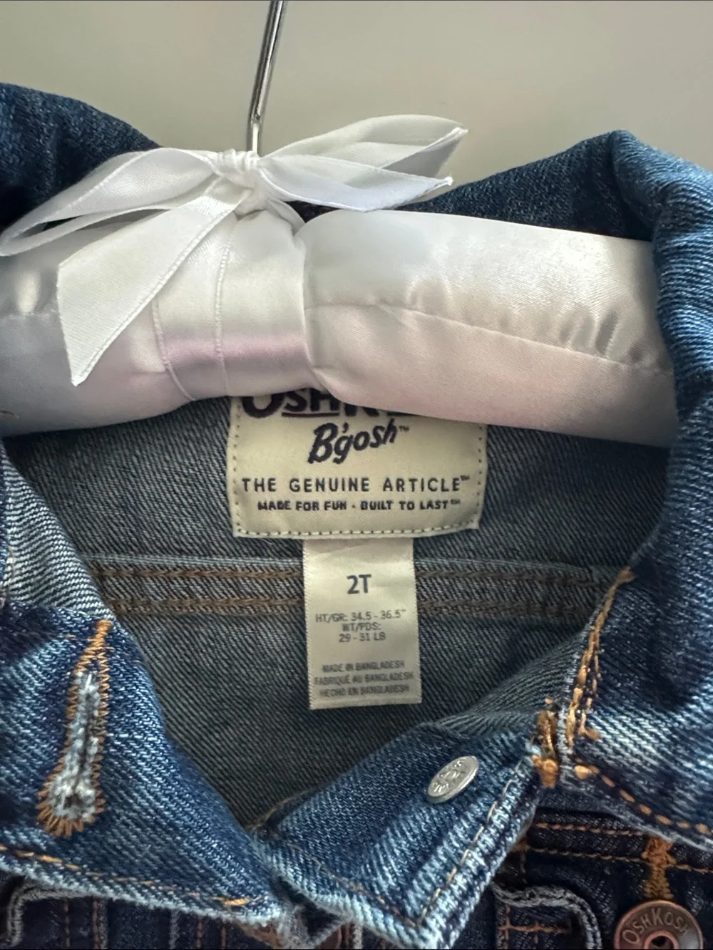 OshKosh B'gosh Dark Blue Kids Denim Jacket